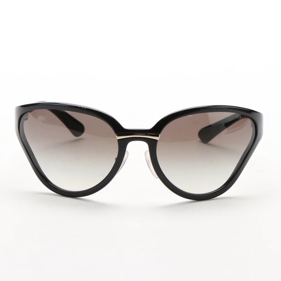 Prada SPR022V Black Butterfly Sunglasses with Case and box - Picture 10 of 12